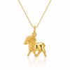 Ζώδιο ασημένιο επίχρυσο κριός - Online eshop stefana-gamou.gr
