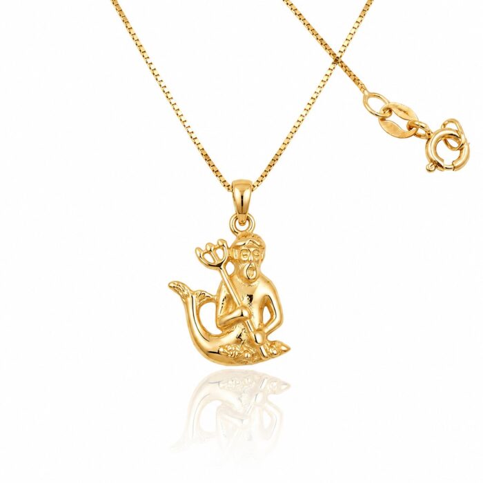 Ζώδιο κολιέ ασημένιο υδροχόος - Online eshop stefana-gamou.gr