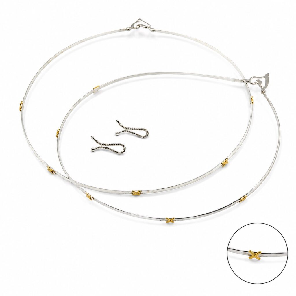 Στέφανα γάμου επάργυρα σε σχέδιο Tiffany - Stefana-Gamou.gr
