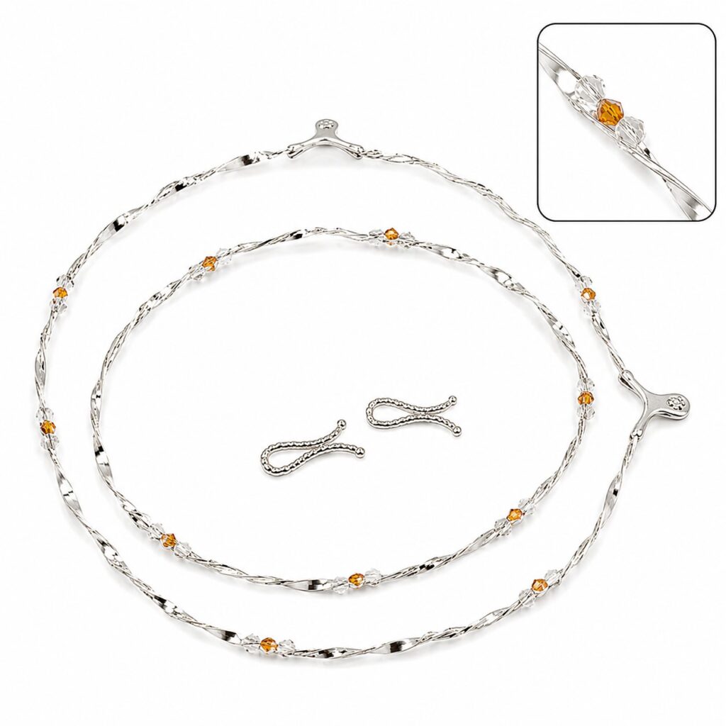 Ζιργκόν λευκά & χρωματιστά swarovski σε στέφανα για γάμο