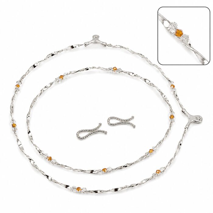 Ζιργκόν λευκά & χρωματιστά swarovski σε στέφανα για γάμο
