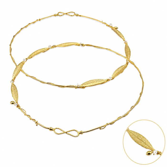 Στέφανα με φύλλα ελιάς & άπειρο - Online eshop stefana-gamou.gr