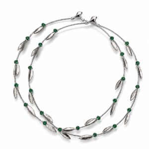 Στέφανα ασημένια ελιάς & ζιργκόν - Online eshop stefana-gamou.gr
