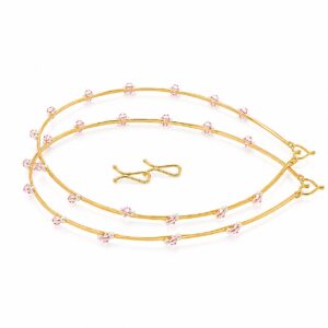 Στέφανα με βέρα στριφτή με swarovski σε ασημί απόχρωση και τελειώμα καρδιά