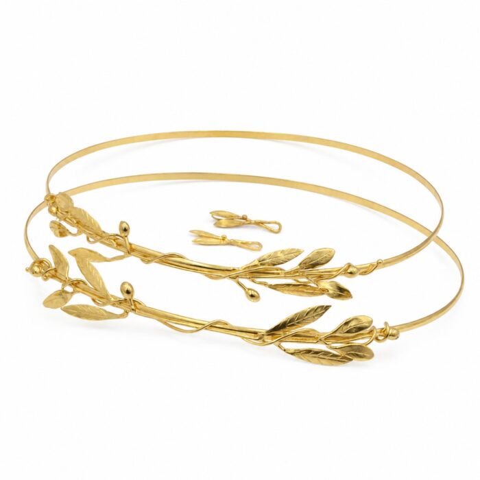 Στέφανα ελιάς χρυσά γάμου - Online eshop stefana-gamou.gr