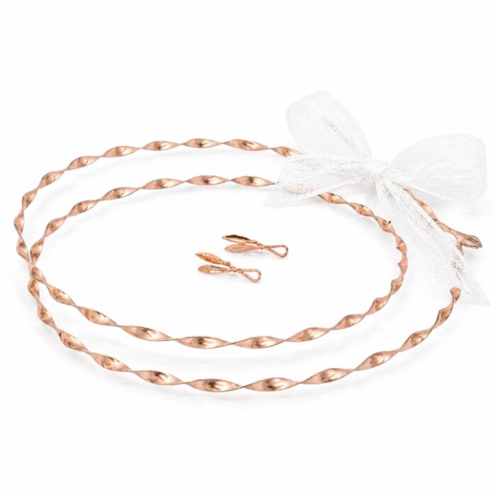 Στέφανα ροζ χρυσό - Online eshop Stefana-Gamou.gr