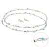 Επάργυρα στέφανα με aqua marine - Online Stefana Ketsetzoglou