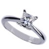 Μονόπετρο δαχτυλίδι princess cut diamond - Online eshop