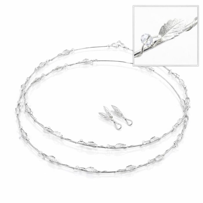 Στέφανα φύλλα ελιάς ασημί - Online eshop stefana-gamou.gr