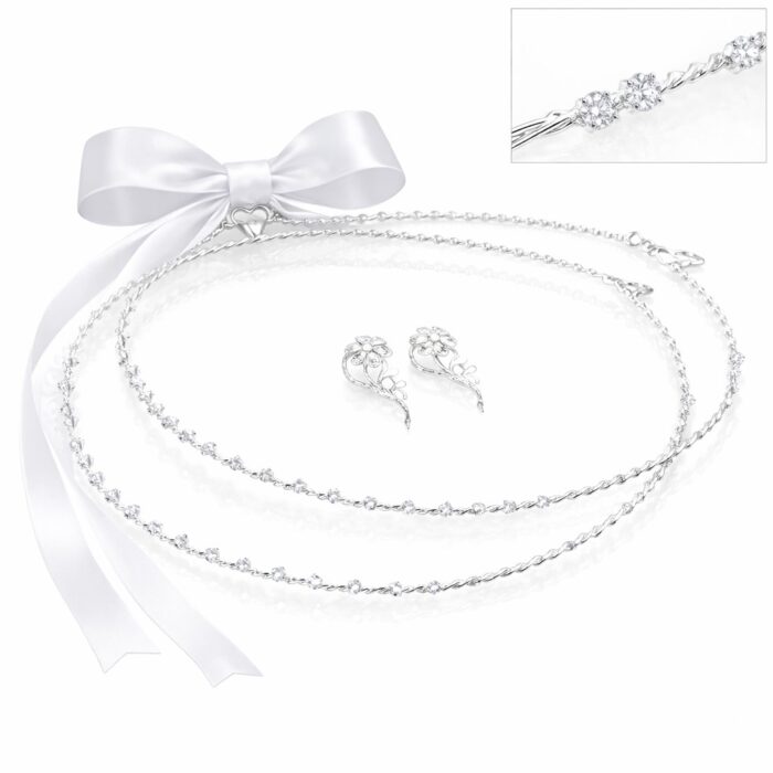 Στέφανα γάμου με ζιργκόν Swarovski - Online stefana-gamou.gr