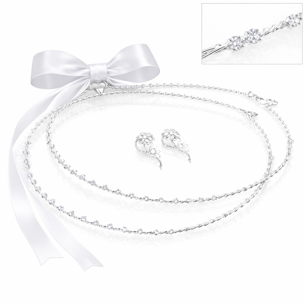 Στέφανα γάμου με ζιργκόν Swarovski - Online stefana-gamou.gr
