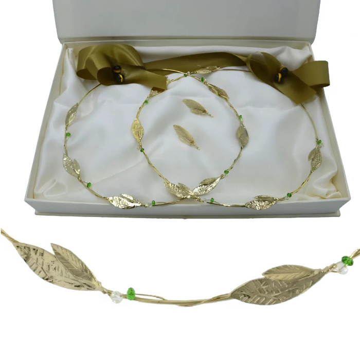 Φύλλα ελιάς σε στέφανα γάμου - Online eshop stefana-gamou.gr