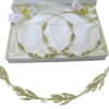 Στέφανα επάργυρα φύλλα ελιάς - Online eshop stefana-gamou.gr