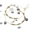 Στέφανα επάργυρα φύλλα ελιάς - Online eshop stefana-gamou.gr