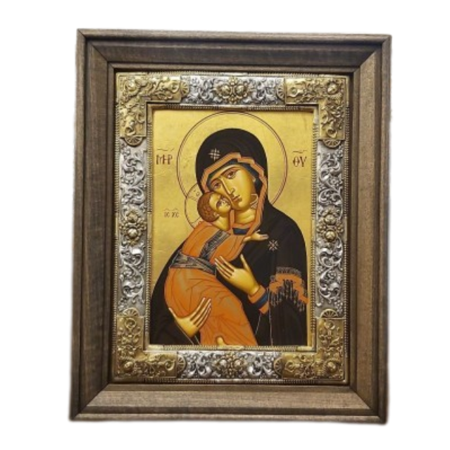 Βυζαντινή εικόνα Παναγία Γλυκοφιλούσα - Τηλέφωνο 2114224719