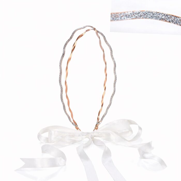 Μοντέρνα Στέφανα Γάμου Rose Gold - Online stefana-gamou.gr