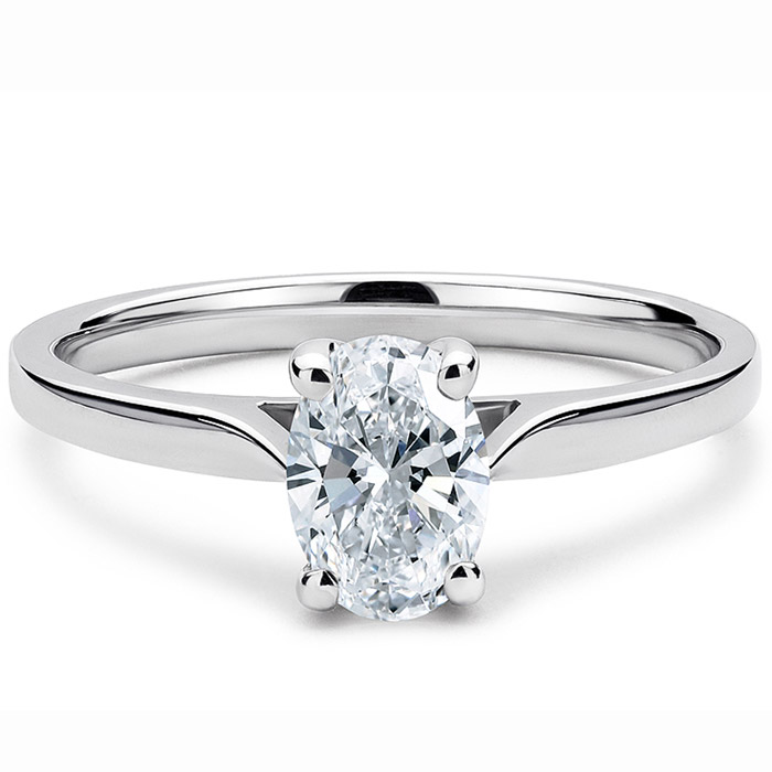 Λευκόχρυσο μονόπετρο με έμπνευση & στυλ | Diamond Ring