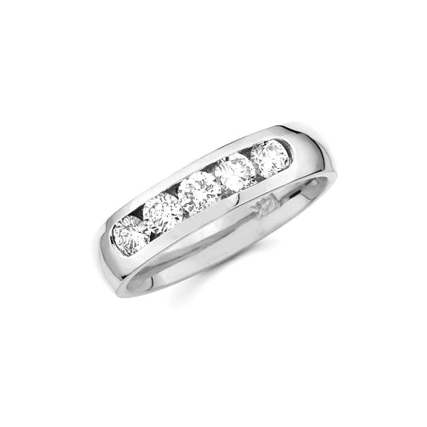 Δαχτυλίδι μισόβερο diamonds k18 - Wedding Ring Athens Kolonaki