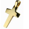 Χειροποίητος σταυρός βάπτισης σε χρυσό για αγόρι - stefana-gamou.gr