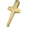 Χειροποίητος βαπτιστικός σταυρός σε κίτρινο χρυσό - stefana-gamou.gr
