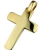 Χρυσός κλασικός σταυρός για αγόρι - Τηλέφωνο επικοινωνίας 2114224719