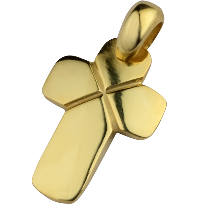 Βαπτιστικοί σταυροί σε κίτρινο χρυσό - Online stefana-gamou.gr