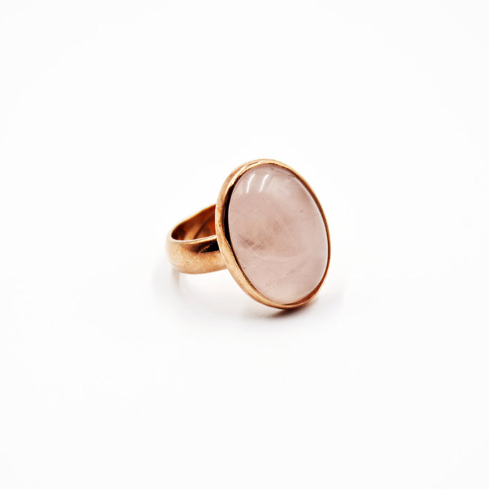 Δαχτυλίδι ασημένιο σε ροζ χρυσό
