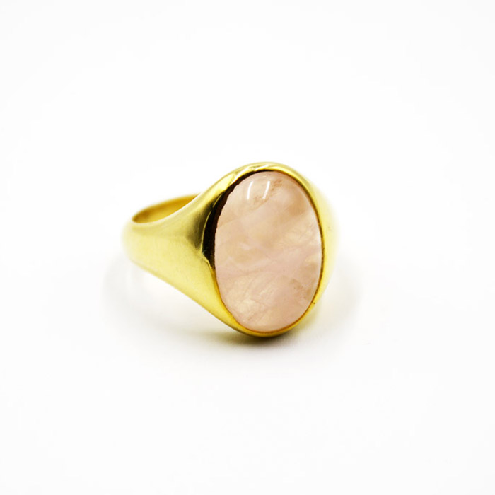 Δαχτυλίδι ασημένιο με ροζ πέτρα - Eshop stefana-gamou.gr