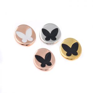 Μενταγιόν ασημένιο με σμάλτο -online shop stefana-gamou.gr