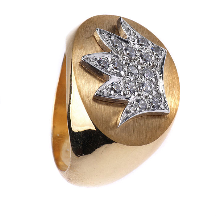 Δαχτυλίδι ασημένιο με κορώνα & ζιργκόν swarovski