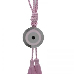 Γούρι μάτι με πολυτελή φούντα - Online eshop stefana-gamou.gr