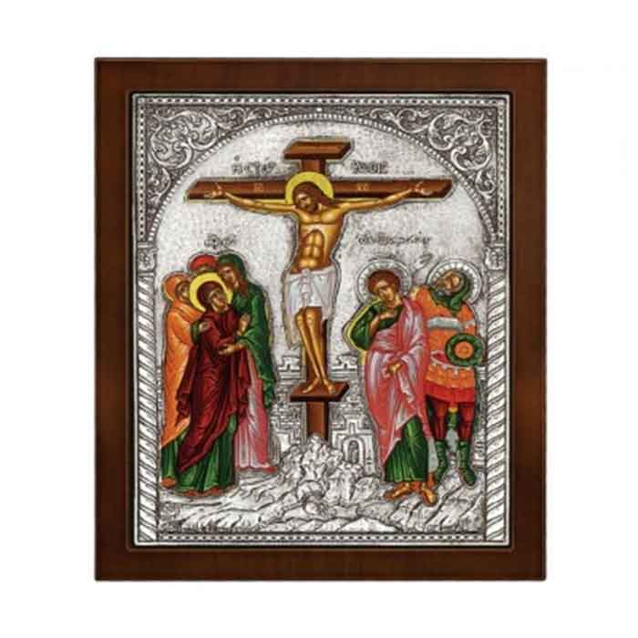 Βυζαντινή εικόνα η Σταύρωση - Online eshop stefana-gamou.gr