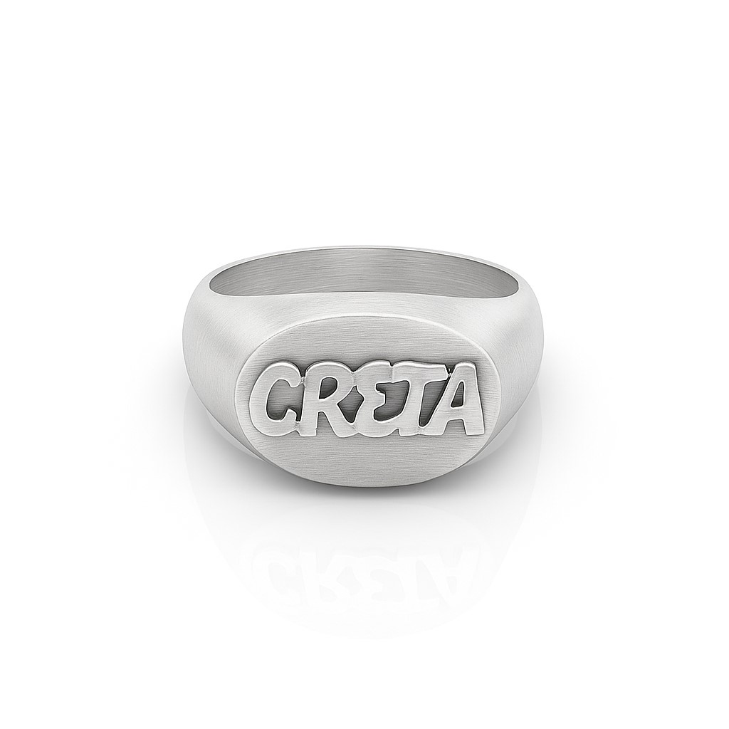 Δαχτυλίδι ασημένιο Creta - Online eshop stefana-gamou.gr