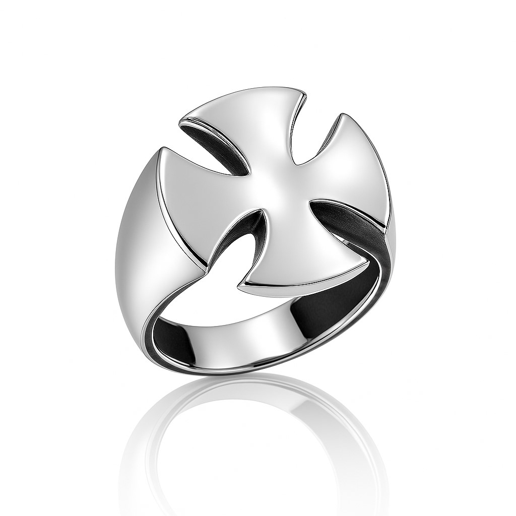 Ασημένιο δαχτυλίδι ανδρικό - Eshop stefana-gamou.gr