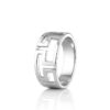 Δαχτυλίδι ασημένιο με σχέδιο γρέκα-Online shop stefana-gamou.gr