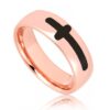 Δαχτυλίδι ασημένιο σε ρoζ χρυσό - Eshop stefana-gamou.gr