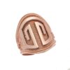 Ανδρικό δαχτυλίδι κόσμημα σε ροζ χρυσό - Online Ketsetzoglou.gr