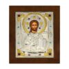 Εικόνα Χριστός ασημένια με επιχρυσώματα - stefana-gamou.gr