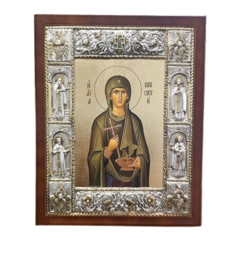 Βυζαντινή εικόνα Αγία Παρασκευή - Online eshop stefana-gamou.gr