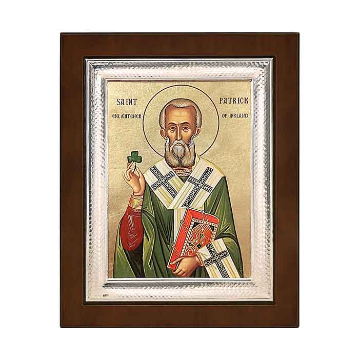 Άγιος Πατρίκιος βυζαντινή εικόνα - eshop stefana-gamou.gr
