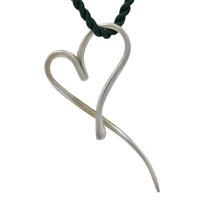 Καρδιά κρεμαστό επάργυρο - online shop stefana-gamou.gr
