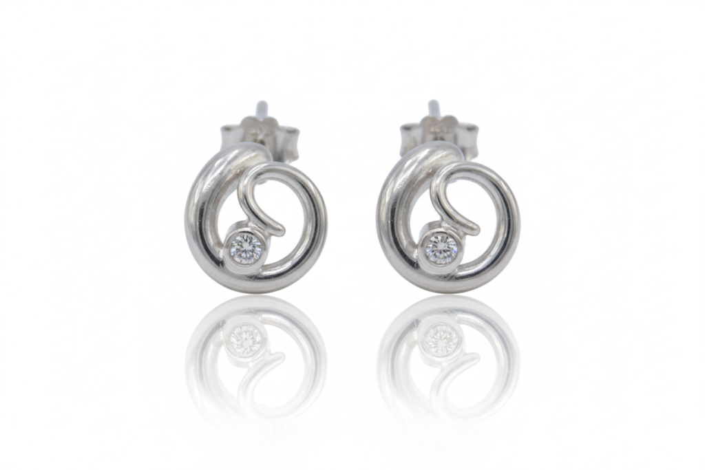 Σκουλαρίκια κρίκοι ασήμι 925 - Eshop online stefana-gamou.gr