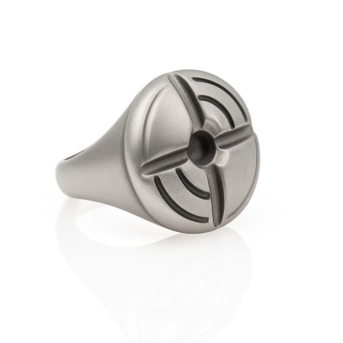Ιδιαίτερο δαχτυλίδι ασημένιο - Eshop online stefana-gamou.gr