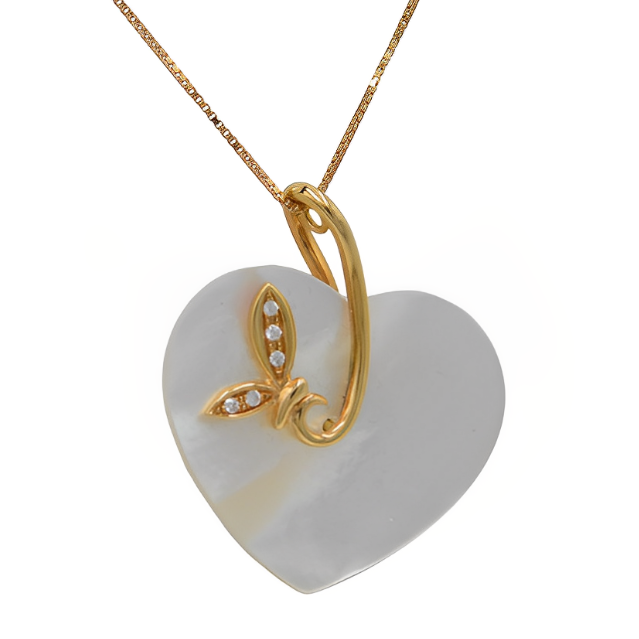 Καρδιά ροζ χρυσό με φίλντισι - Ketsetzoglou Exclusive Jewellery