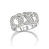 Δαχτυλίδι καρδιά με ζιργκόν swarovski- Eshop stefana-gamou.gr