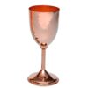 Ποτήρι κρασιού σφυρήλατο ροζ - Online eshop stefana-gamou.gr