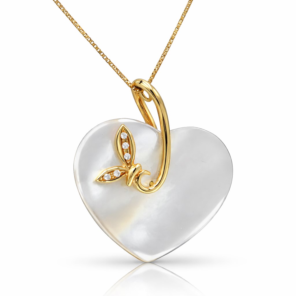 Καρδιά ροζ χρυσό με φίλντισι - Ketsetzoglou Exclusive Jewellery